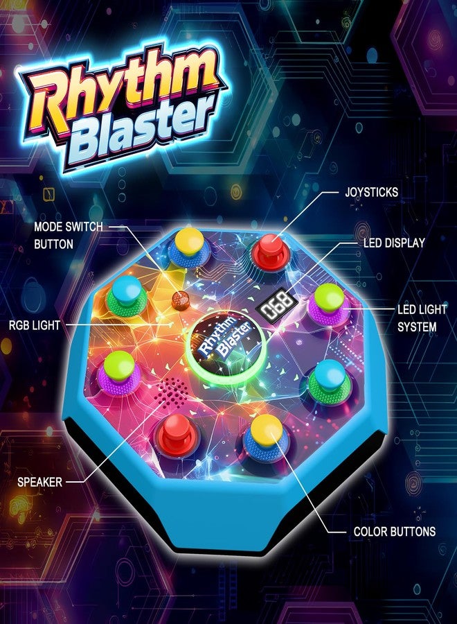 Winyea Tag Electronic Table Reflex Game for Solo & 2-Player - Light-Up Memory Challenge Toy with 4 Fun Game Modes, Interactive Board Games, Gamer Gift for Kids Ages 6+, Teens & Adults - Image 3